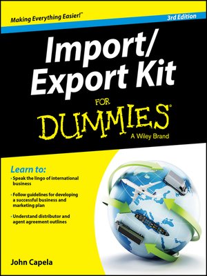 cover image of Import/Export Kit for Dummies